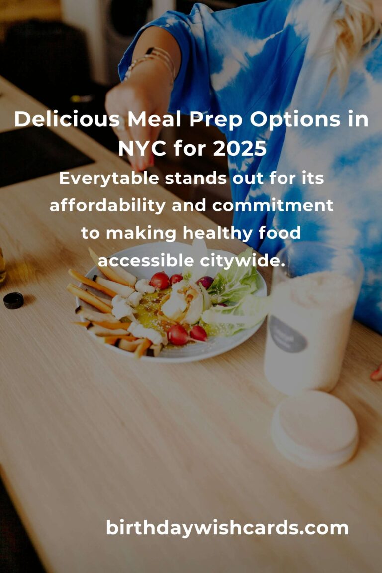 Best Meal Prep in New York for 2025: Your Ultimate Guide to Healthy, Delicious, and Convenient Eating