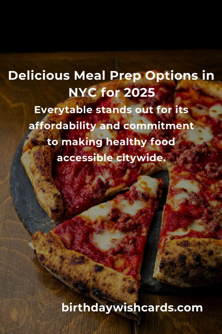 Best Meal Prep in New York for 2025: Your Ultimate Guide to Healthy, Delicious, and Convenient Eating