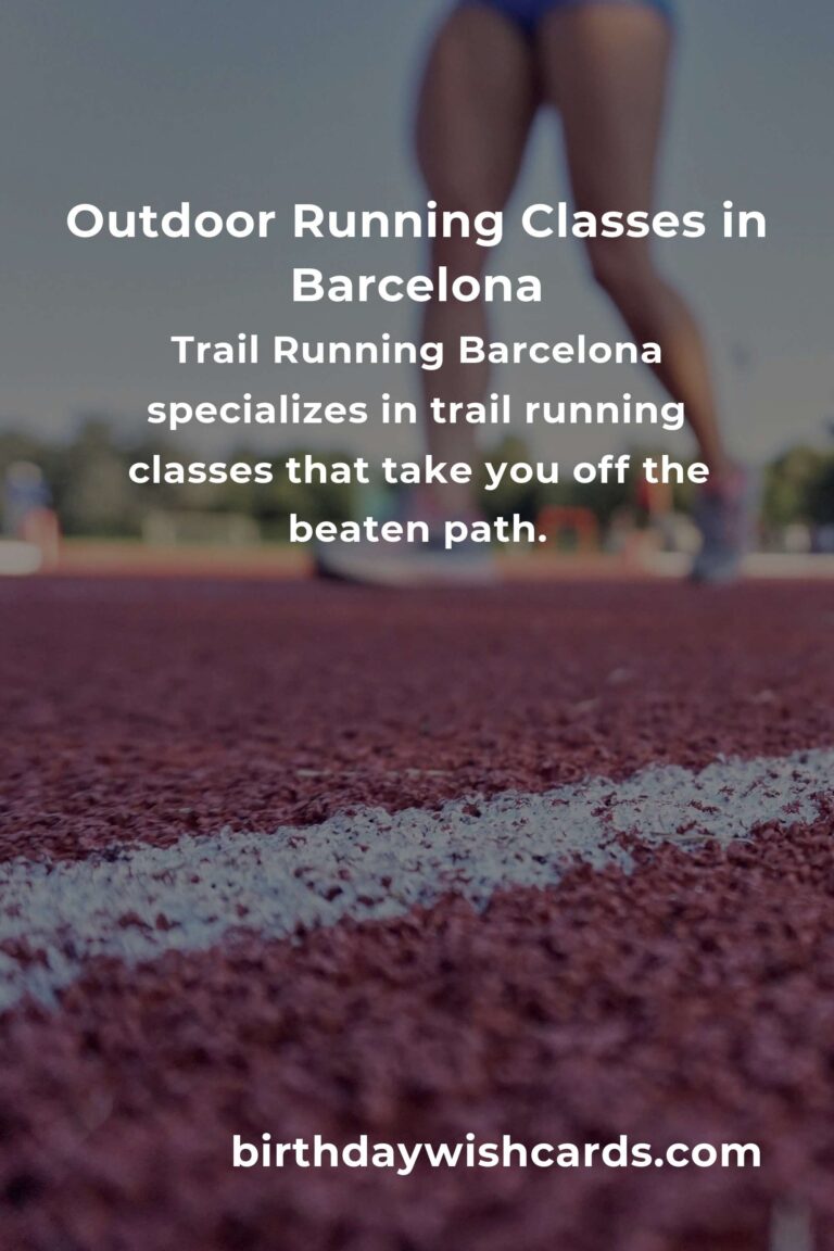 Best Outdoor Running Classes in Barcelona for 2025