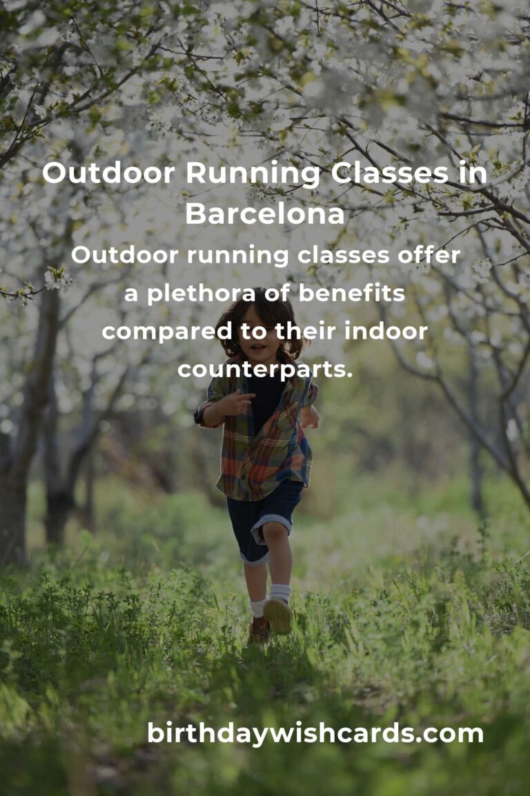 Best Outdoor Running Classes in Barcelona for 2025