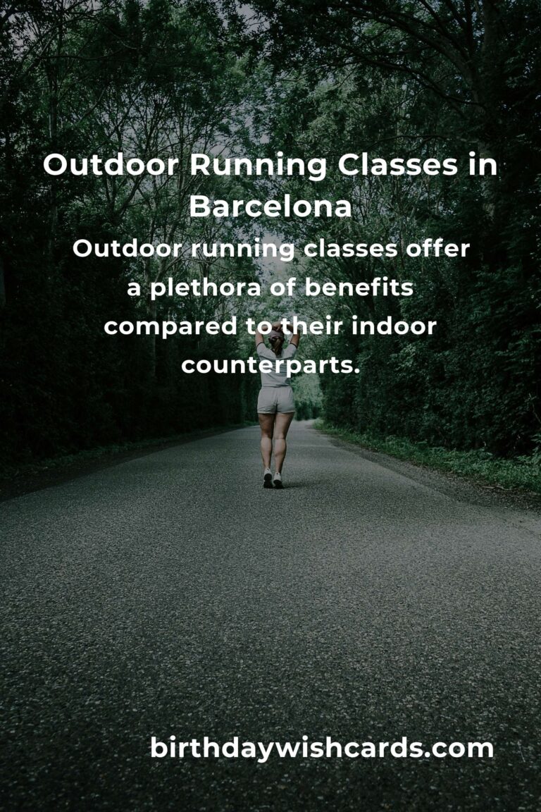 Best Outdoor Running Classes in Barcelona for 2025