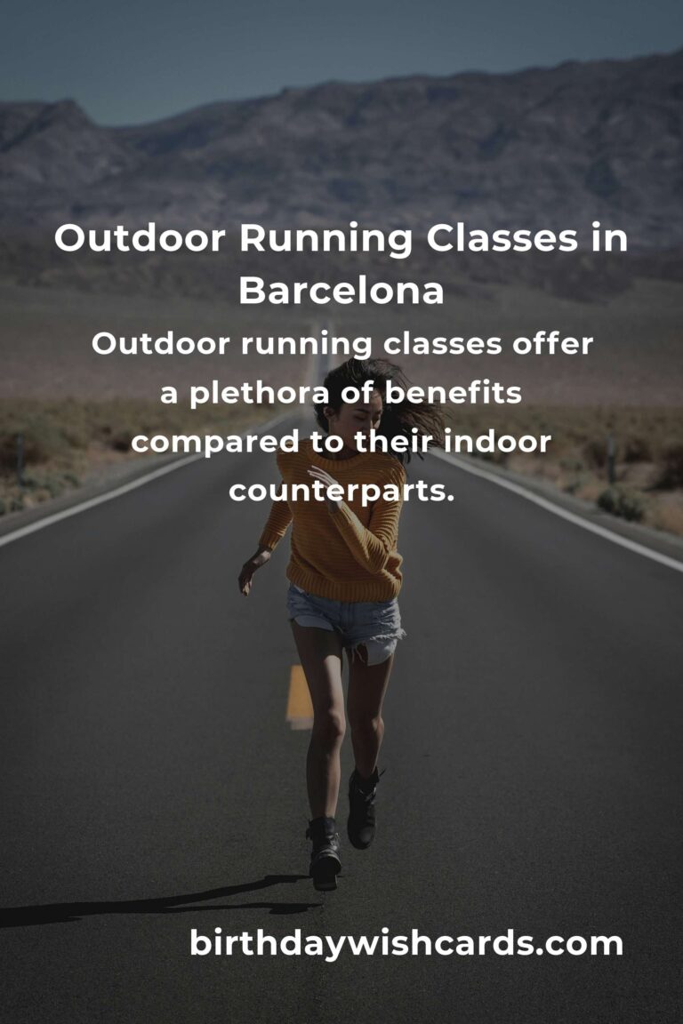 Best Outdoor Running Classes in Barcelona for 2025
