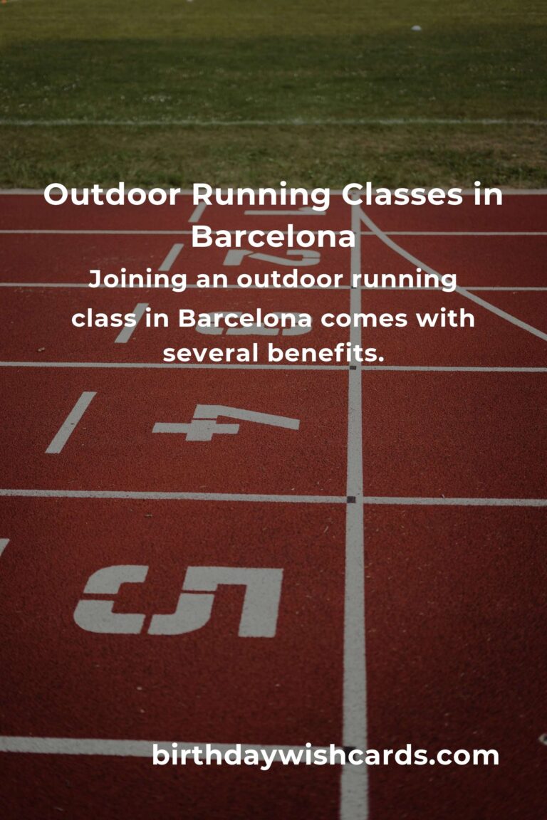 Best Outdoor Running Classes in Barcelona for 2025