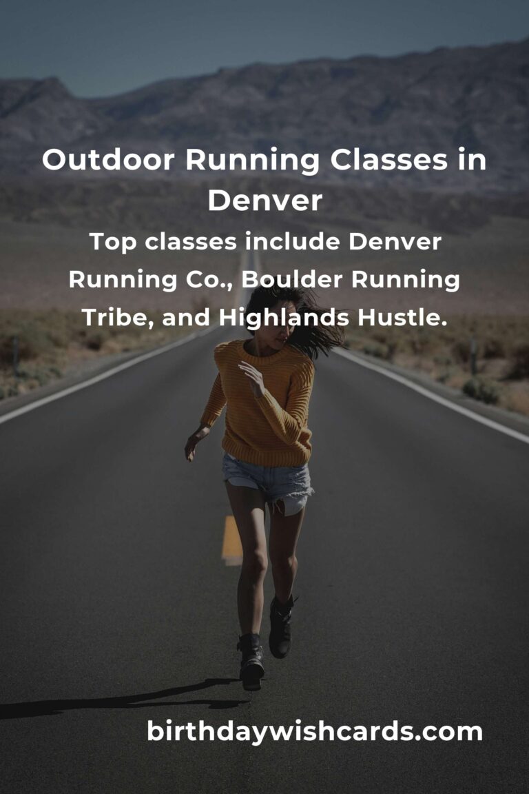 Best Outdoor Running Classes in Denver for 2025: Elevate Your Fitness Journey