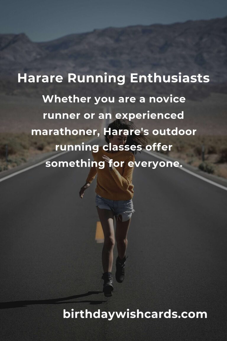 Best Outdoor Running Classes in Harare for 2025