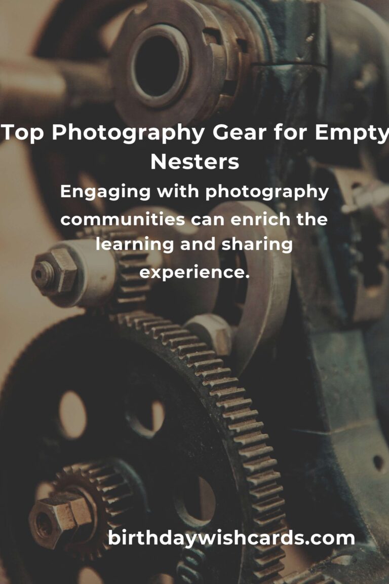 Best Photography Gear for Empty Nesters in 2025