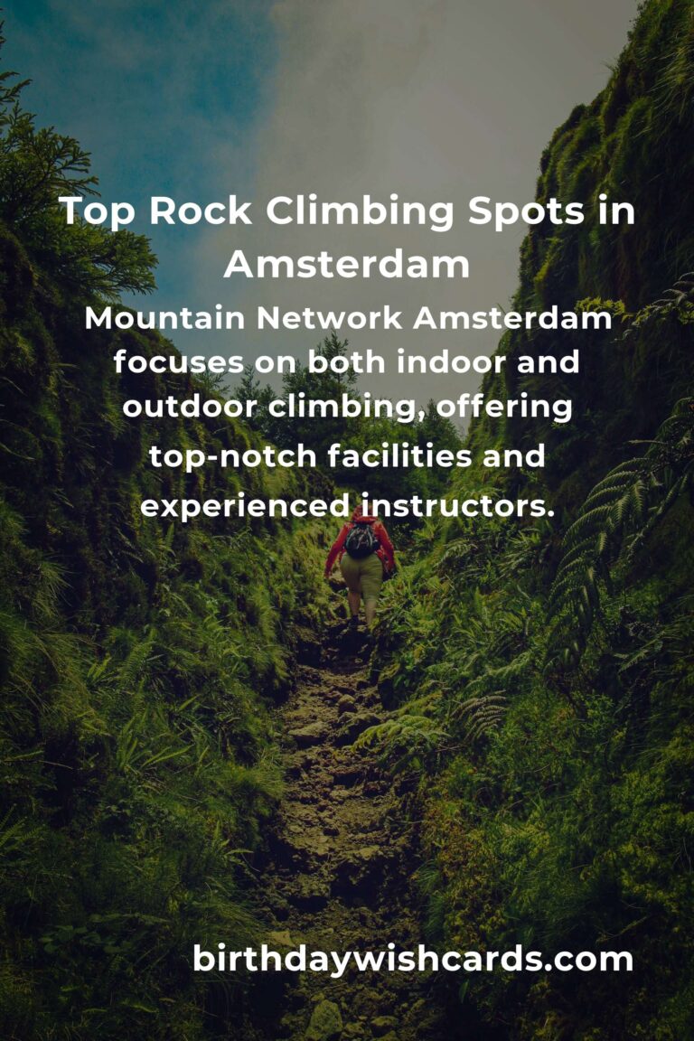 Best Rock Climbing Classes in Amsterdam for 2025