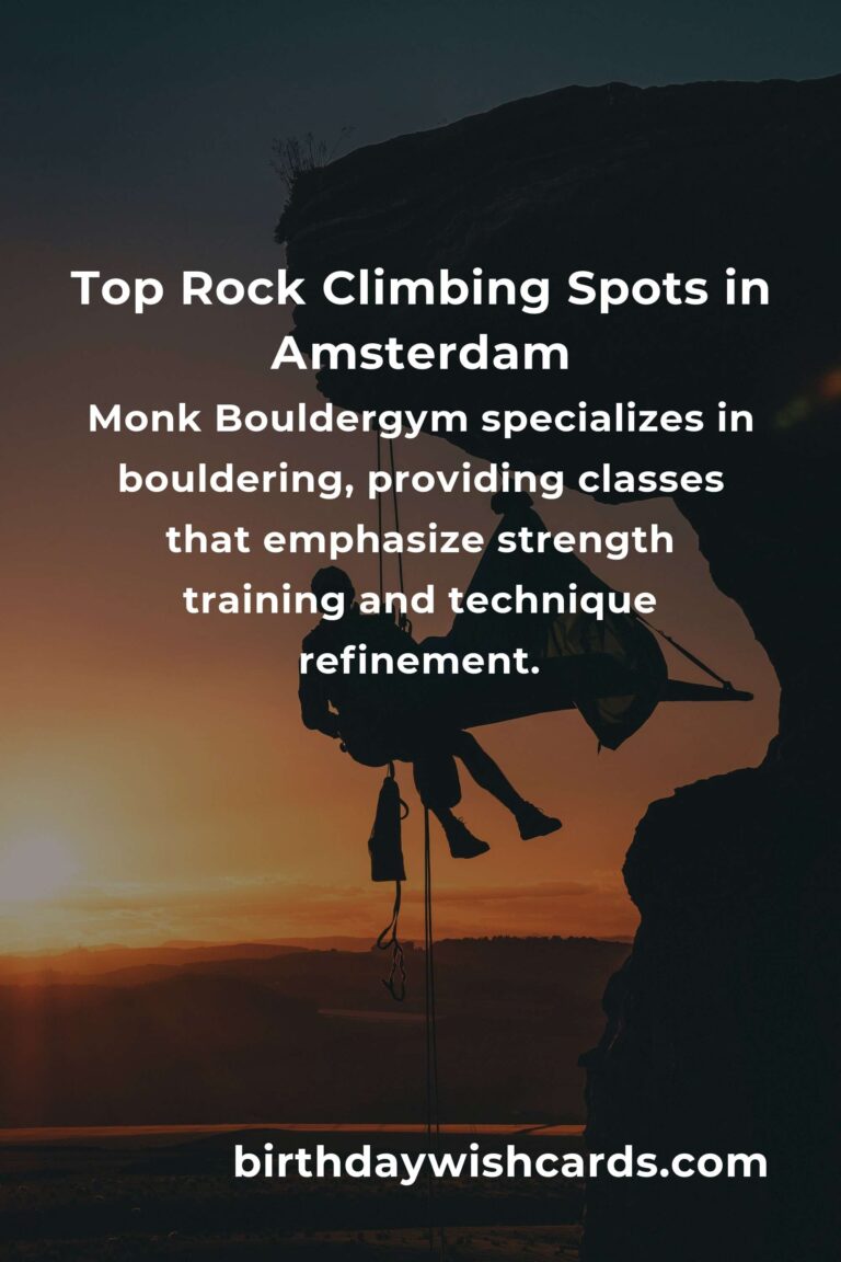 Best Rock Climbing Classes in Amsterdam for 2025