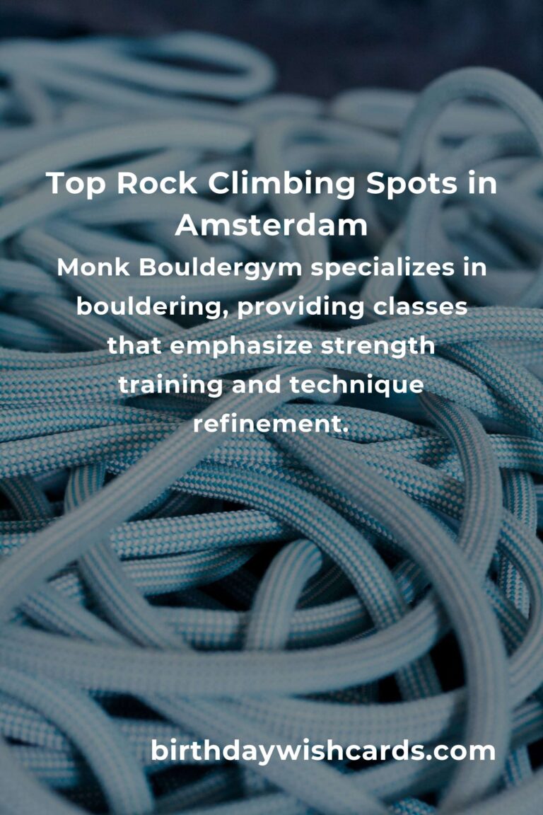 Best Rock Climbing Classes in Amsterdam for 2025