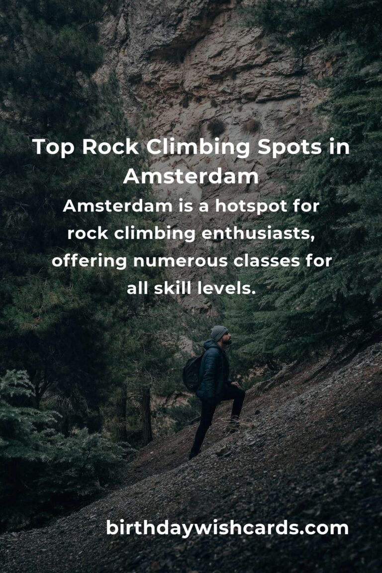 Best Rock Climbing Classes in Amsterdam for 2025