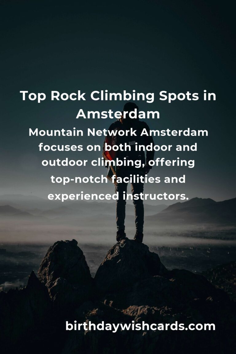 Best Rock Climbing Classes in Amsterdam for 2025