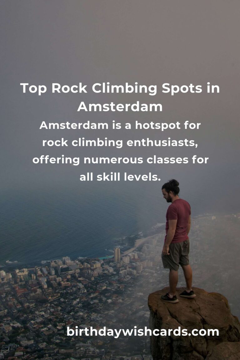 Best Rock Climbing Classes in Amsterdam for 2025