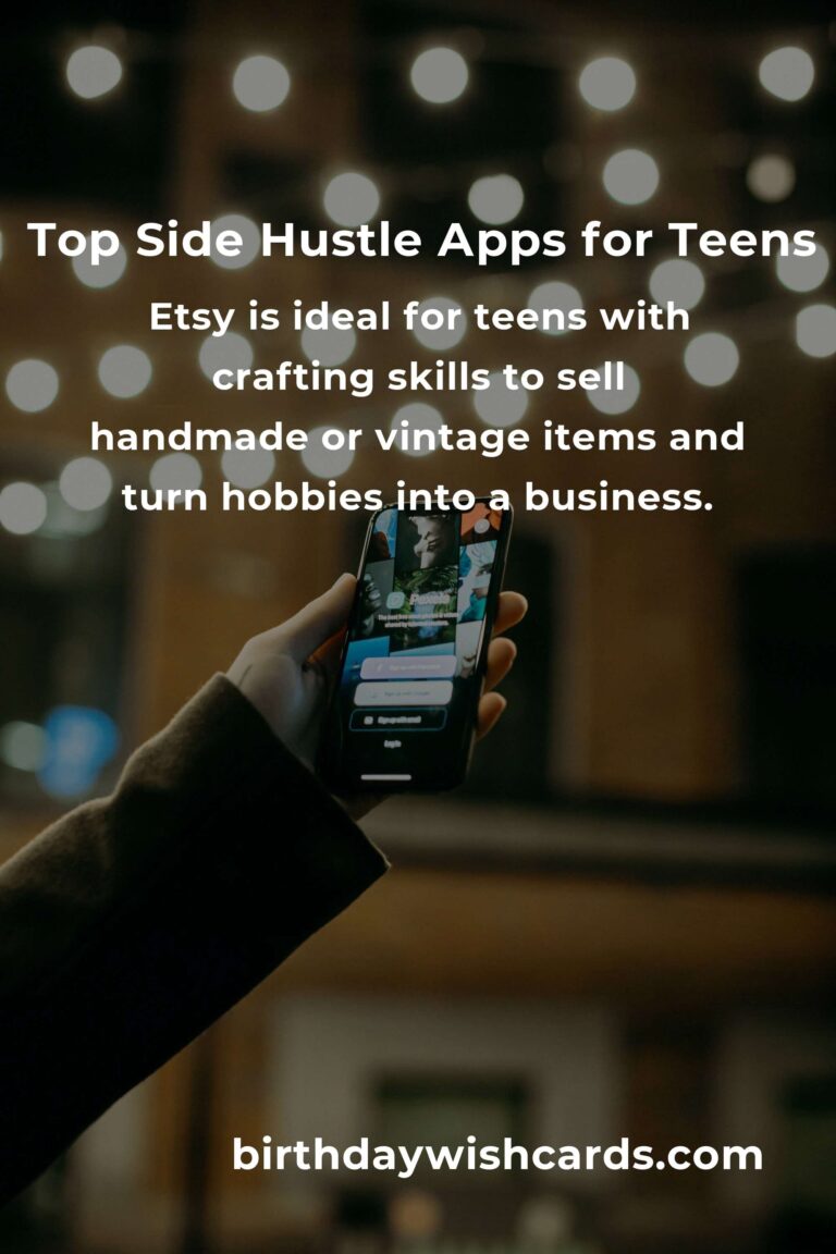 Best Side Hustle Apps for Teens: Earn Money Effortlessly