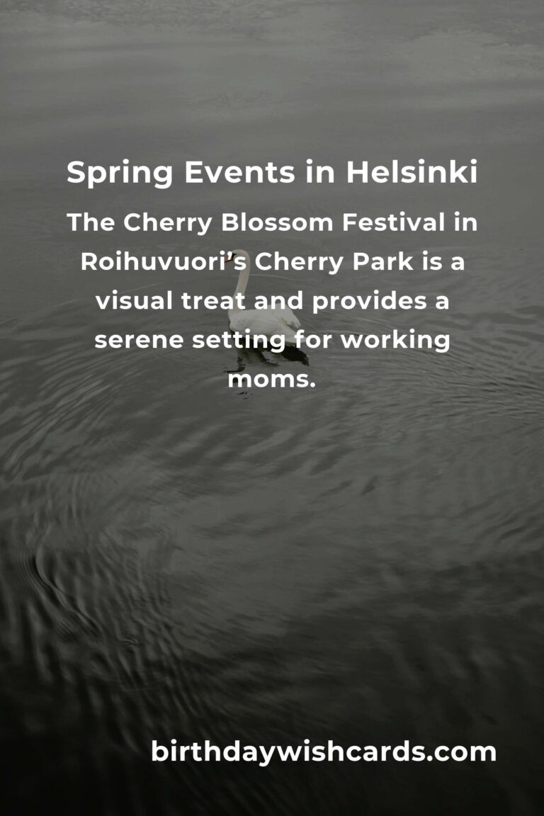 Best Spring Events in Helsinki for Working Moms