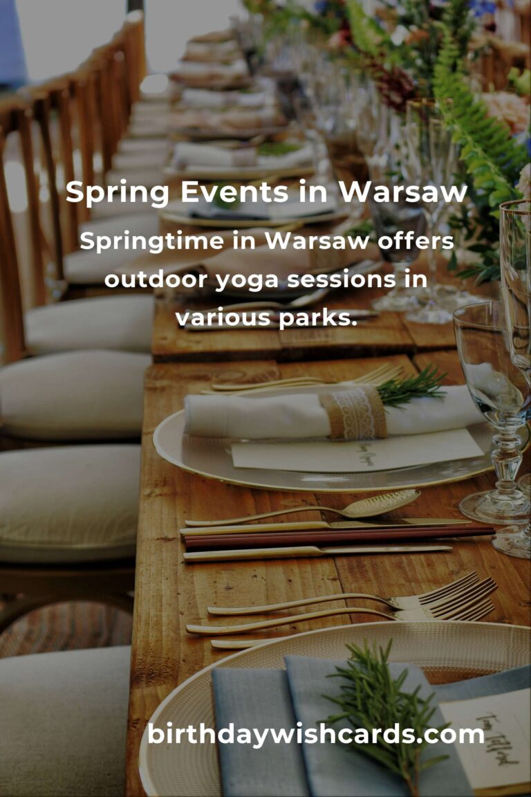 Best Spring Events in Warsaw for Parents