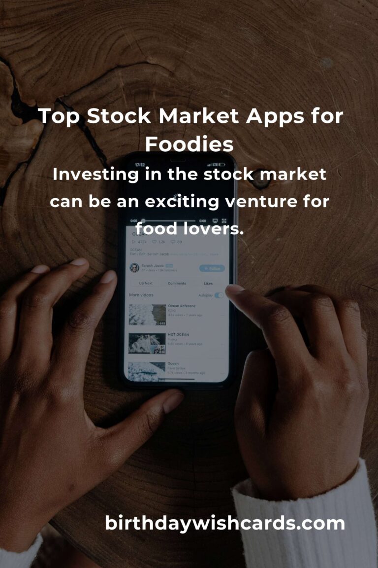 Best Stock Market Apps for Food Lovers in 2023