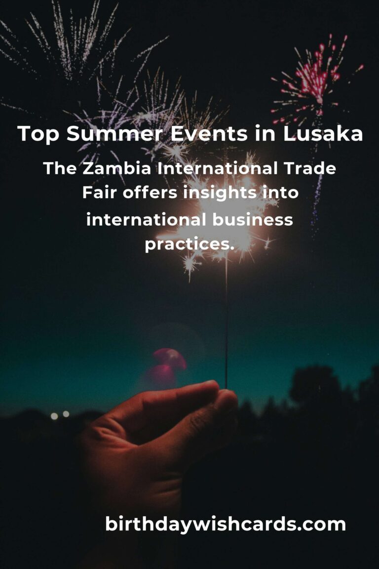 Best Summer Events in Lusaka for College Students