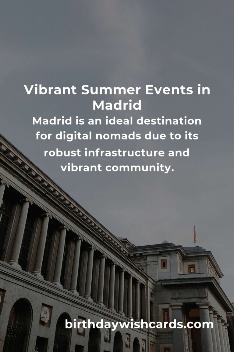 Best Summer Events in Madrid for Digital Nomads: A Vibrant Guide