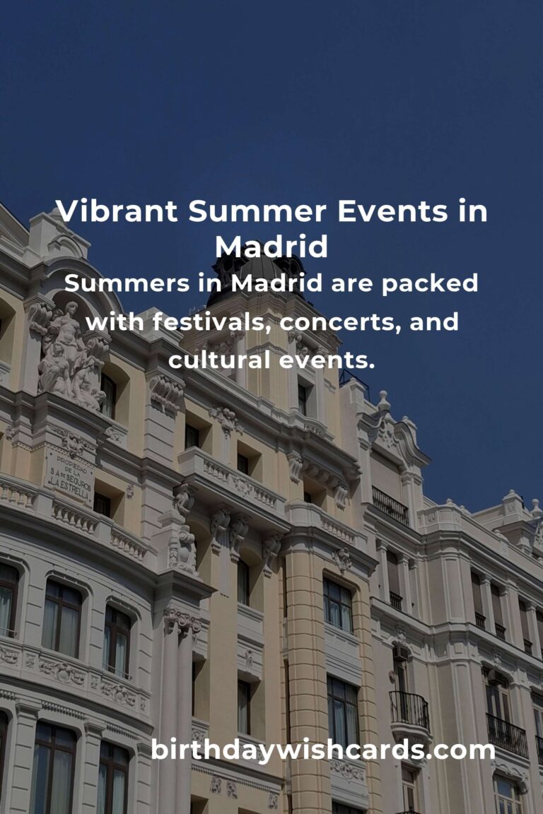 Best Summer Events in Madrid for Digital Nomads: A Vibrant Guide
