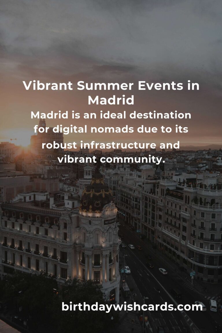 Best Summer Events in Madrid for Digital Nomads: A Vibrant Guide