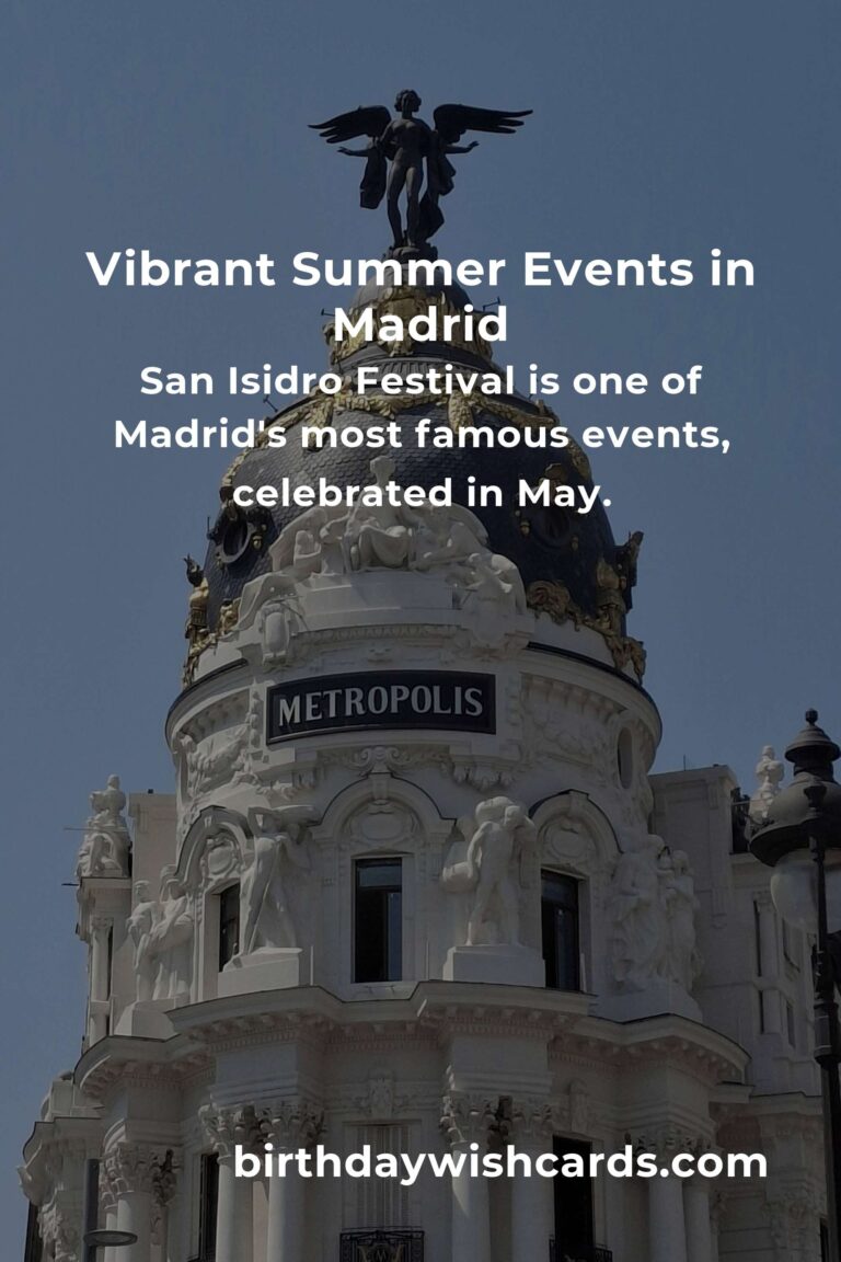 Best Summer Events in Madrid for Digital Nomads: A Vibrant Guide