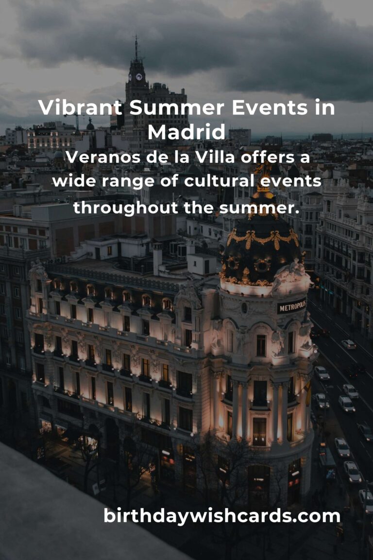 Best Summer Events in Madrid for Digital Nomads: A Vibrant Guide