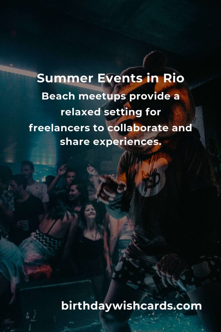 Best Summer Events in Rio de Janeiro for Freelancers: Networking and Fun