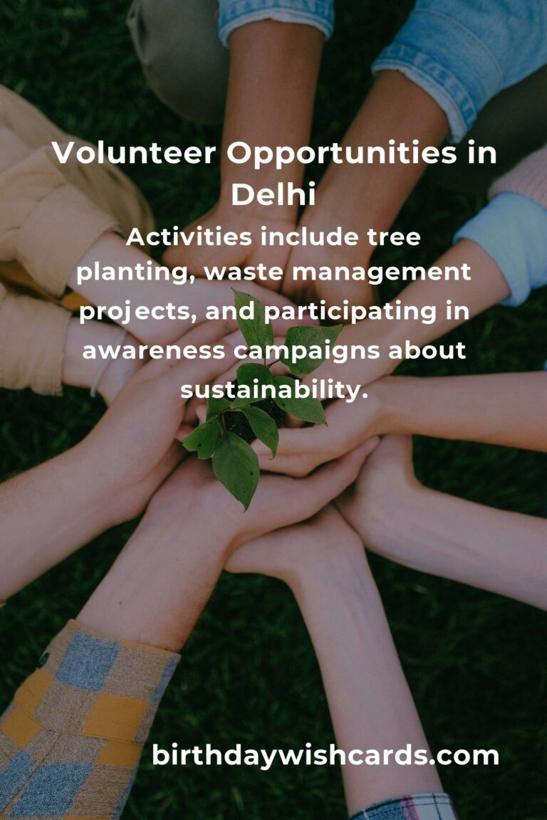 Best Volunteer Opportunities for Empty Nesters in Delhi
