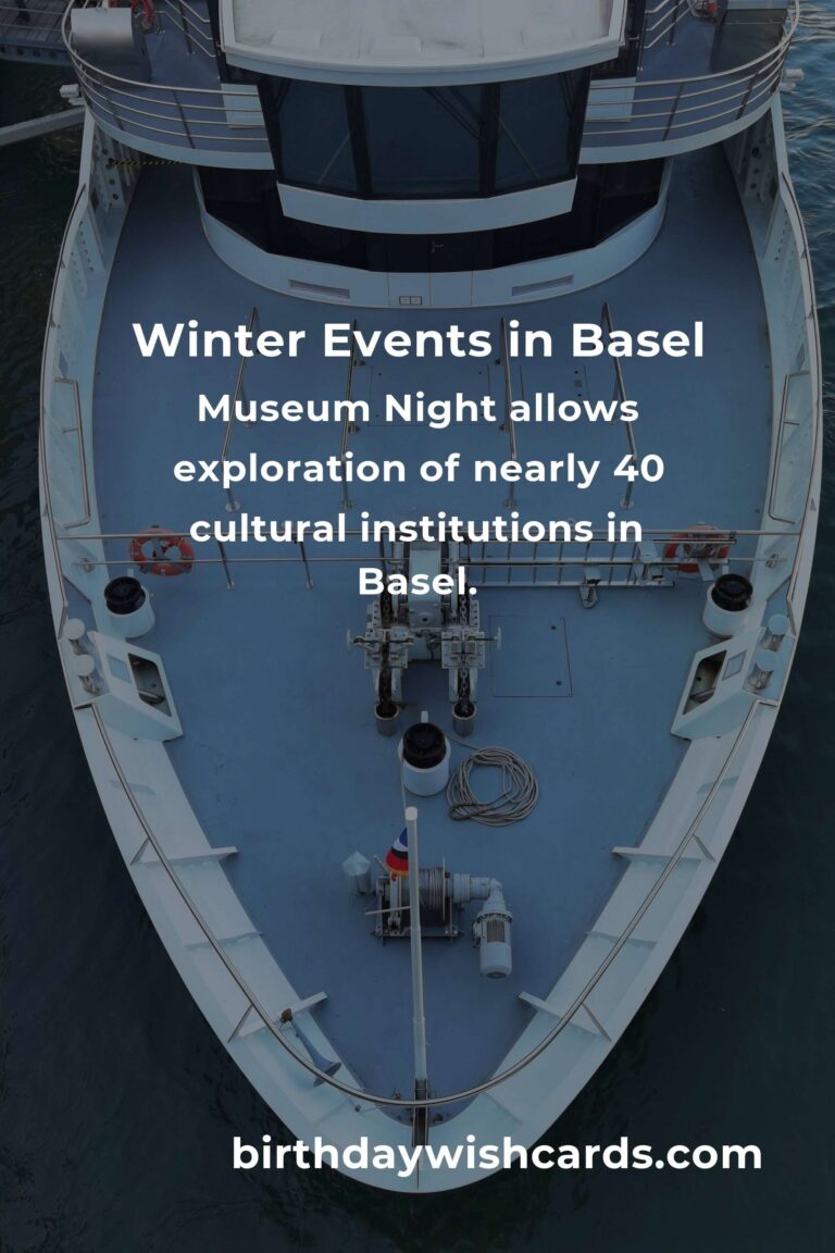 Best Winter Events in Basel for Retirees