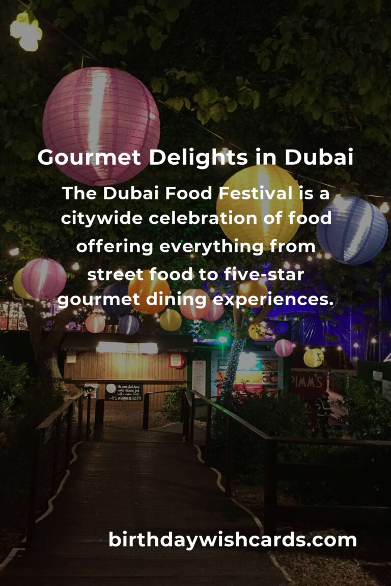 Best Winter Events in Dubai for Food Lovers