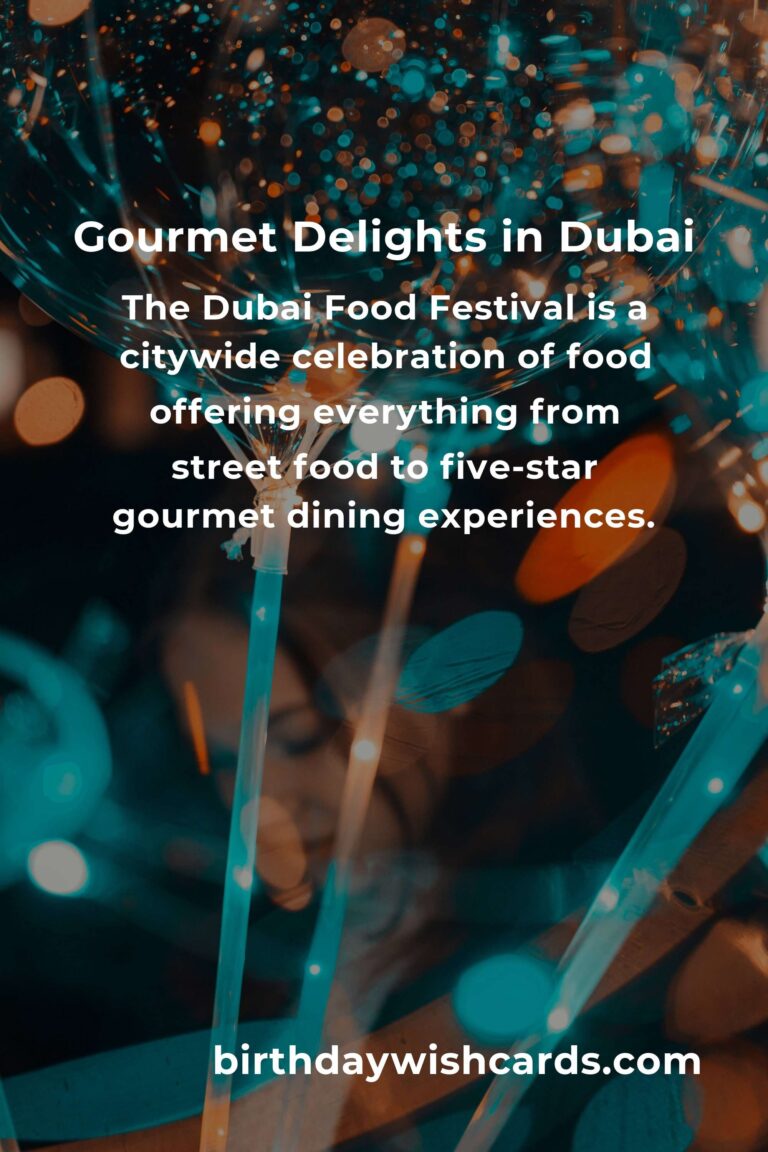 Best Winter Events in Dubai for Food Lovers