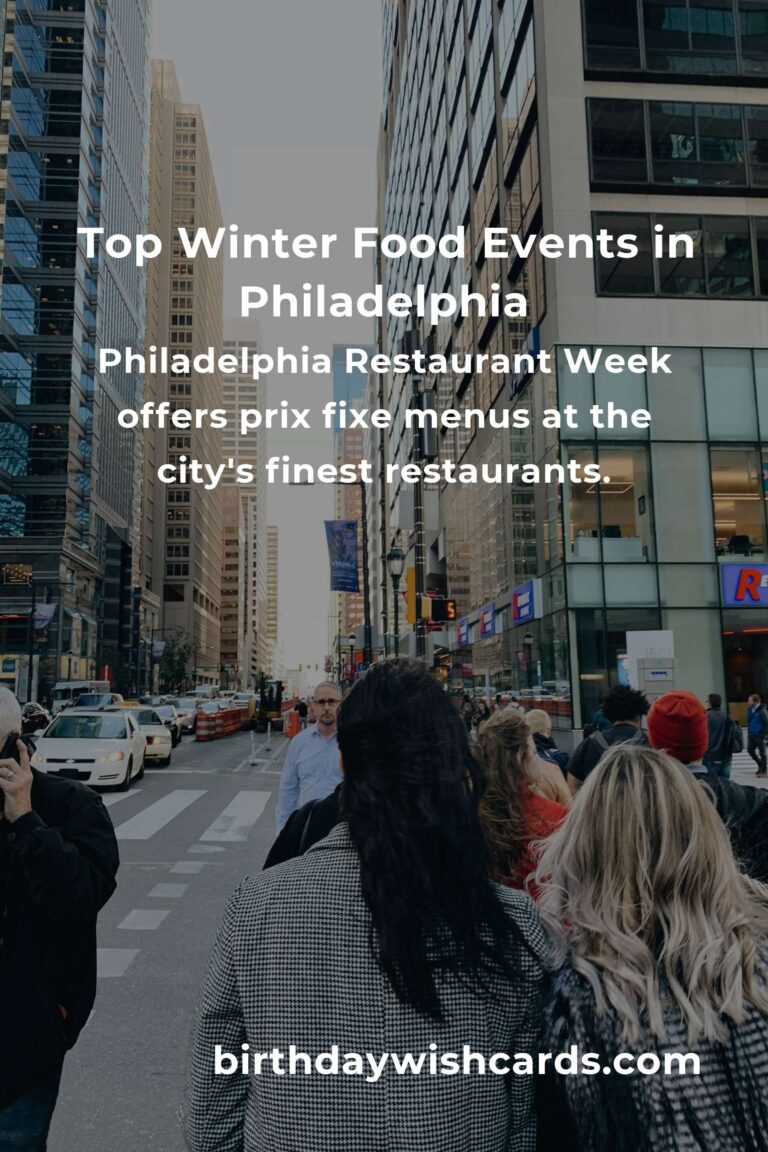 Best Winter Events in Philadelphia for Food Lovers