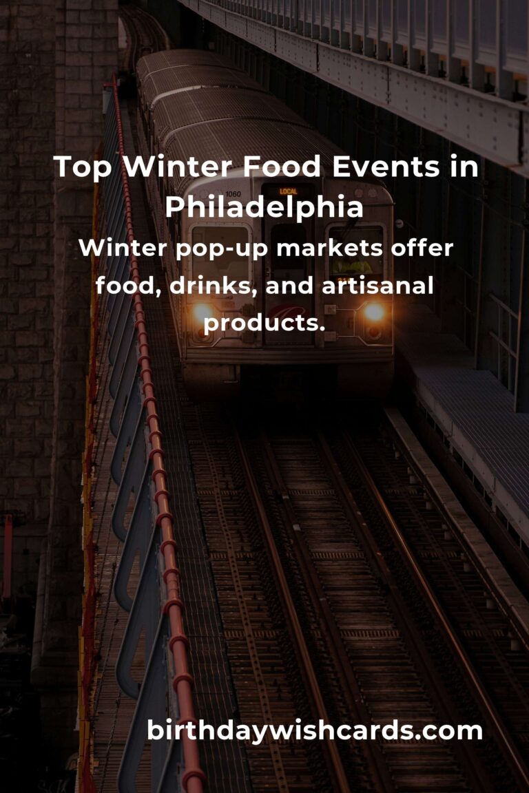 Best Winter Events in Philadelphia for Food Lovers