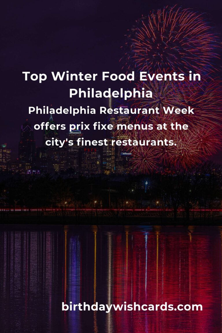 Best Winter Events in Philadelphia for Food Lovers