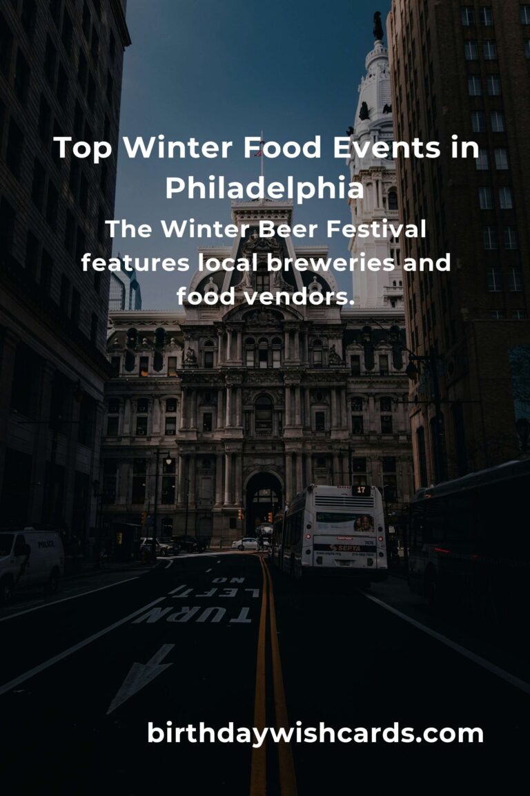Best Winter Events in Philadelphia for Food Lovers