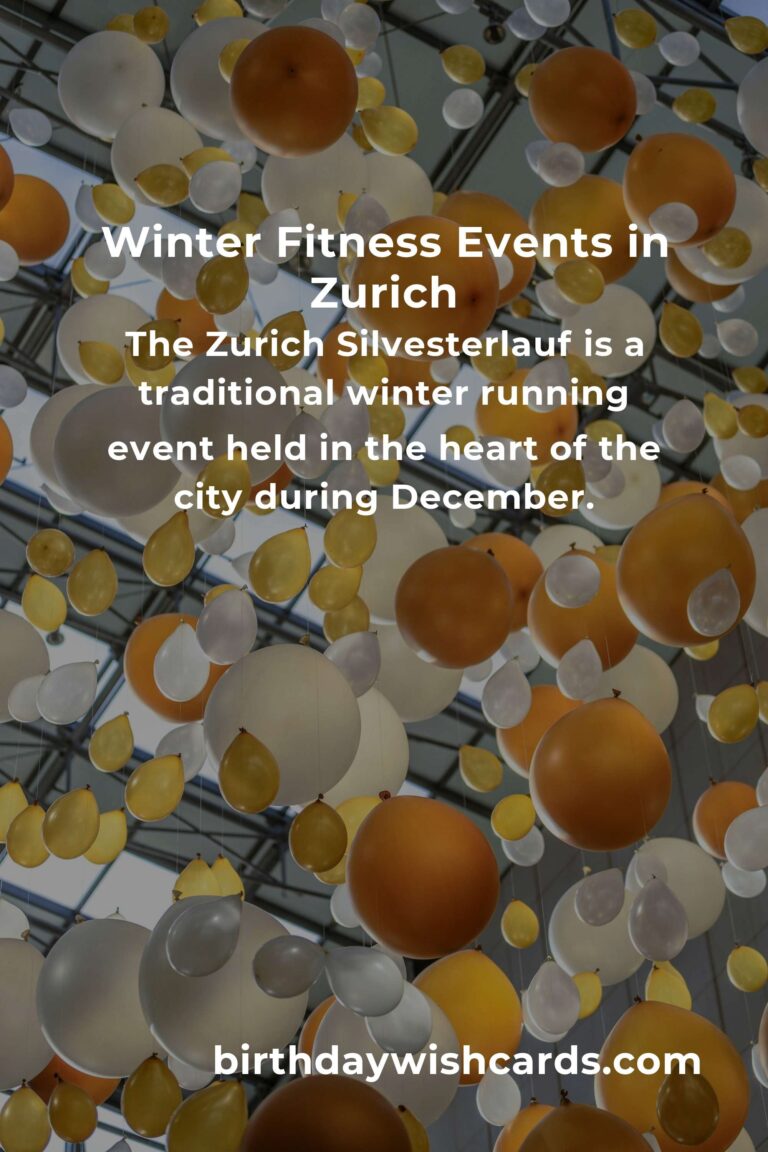 Best Winter Events in Zurich for Fitness Enthusiasts