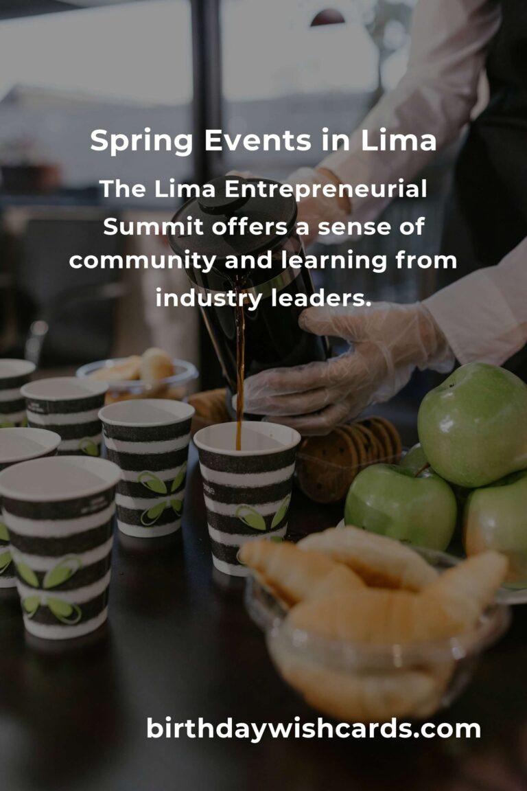 Blossoming Opportunities: The Best Spring Events in Lima for Small Business Owners