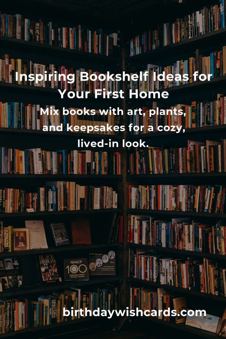 Bookshelf Ideas for First-Time Buyers: Transform Your Space & Heart with Creative Shelving