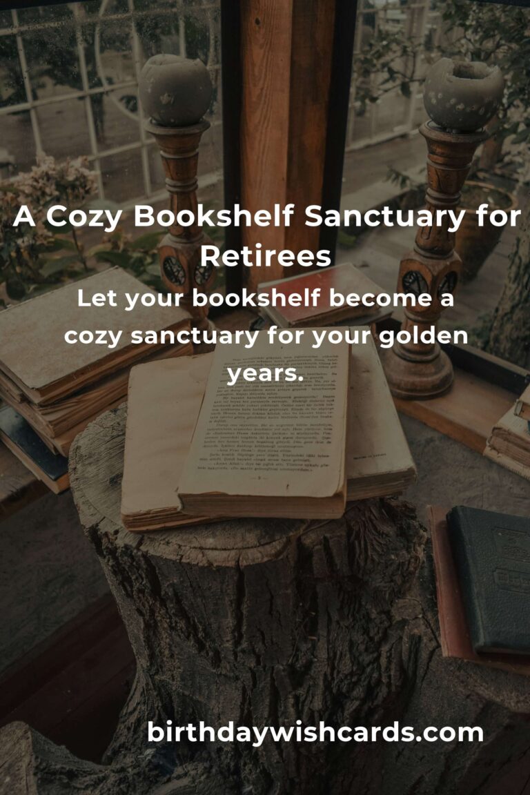 Bookshelf Ideas for Retirees: Create a Cozy Reading Sanctuary in Your Golden Years