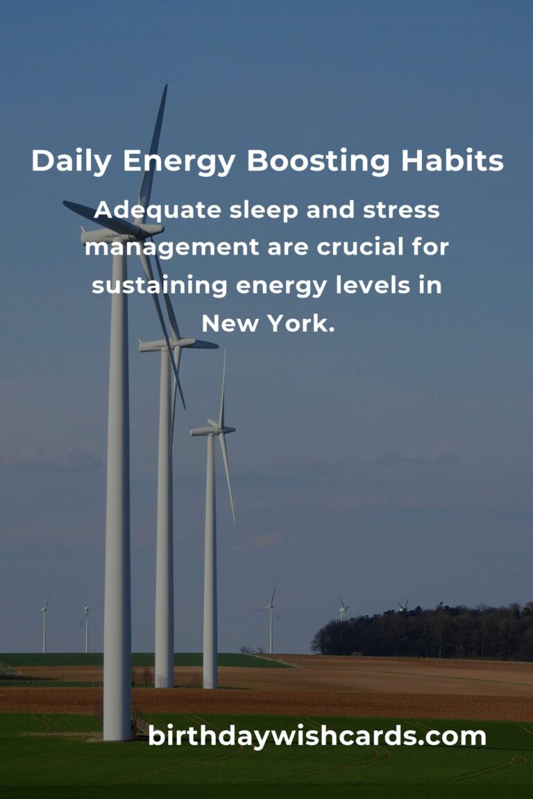 Boost Your Energy Levels with Daily Habits in New York
