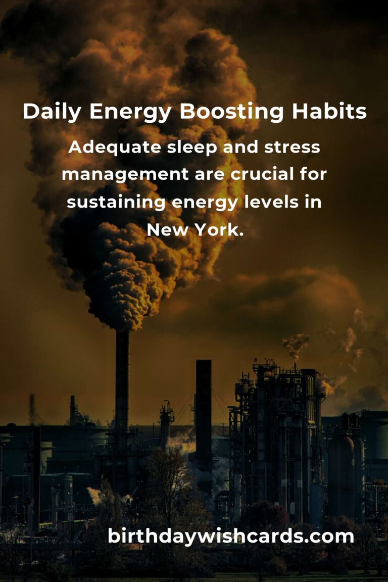 Boost Your Energy Levels with Daily Habits in New York