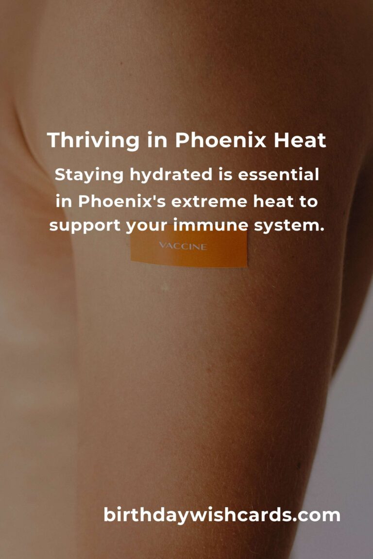 Boost Your Immune System: Daily Habits for Thriving in the Phoenix Heat