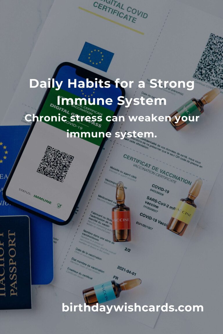 Boost Your Immune System with Daily Habits in Hong Kong