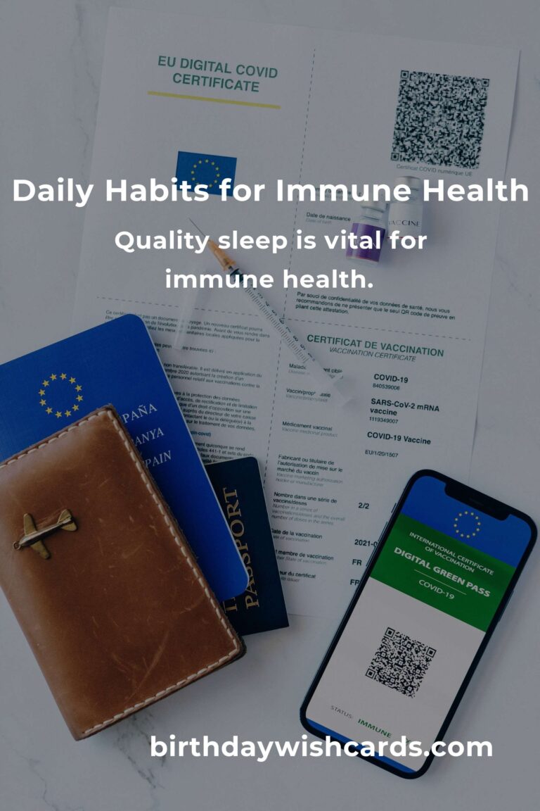 Boost Your Immune System with Daily Habits in Melbourne