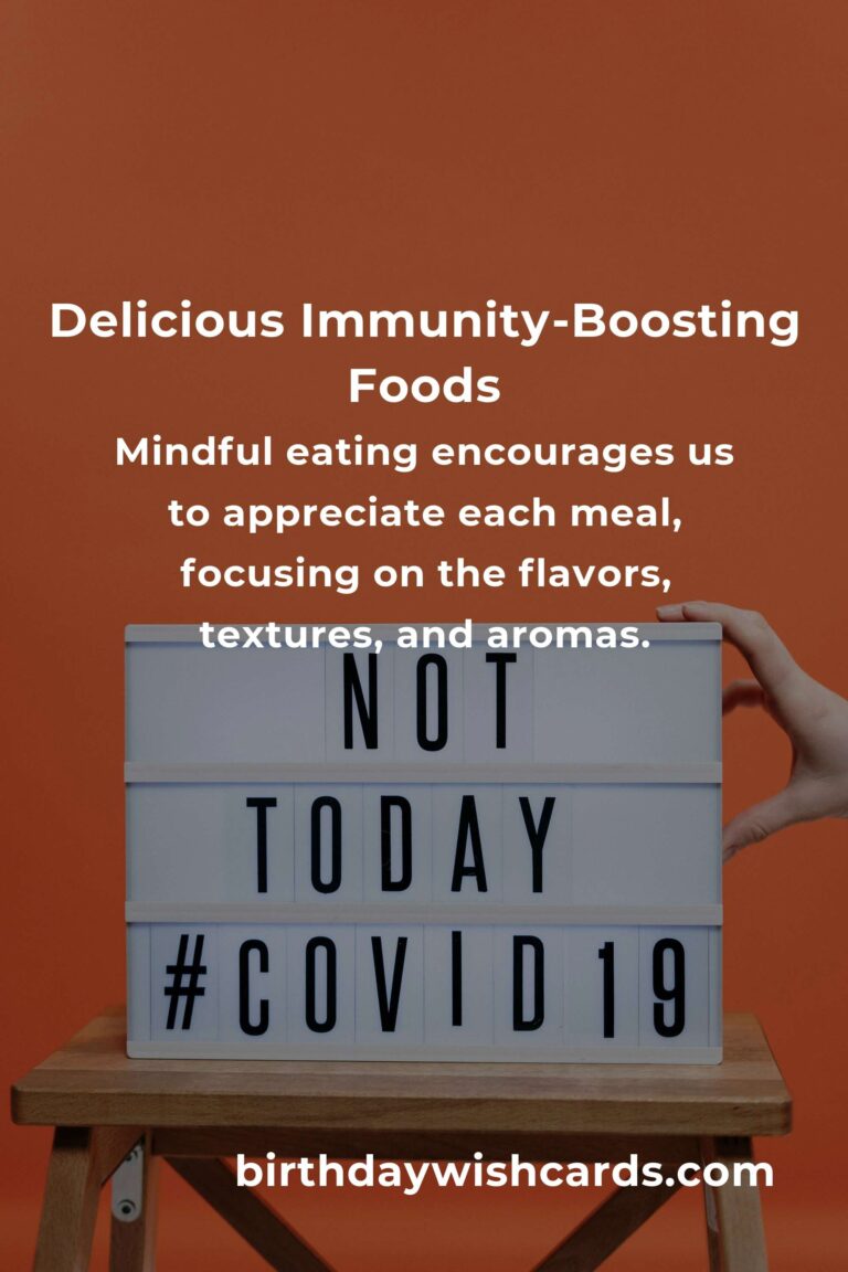 Boost Your Immunity: A Food Lover's Guide to a Healthier You