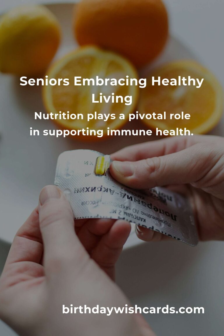 Boosting Seniors' Immune Health: A Guide to Vibrant Living