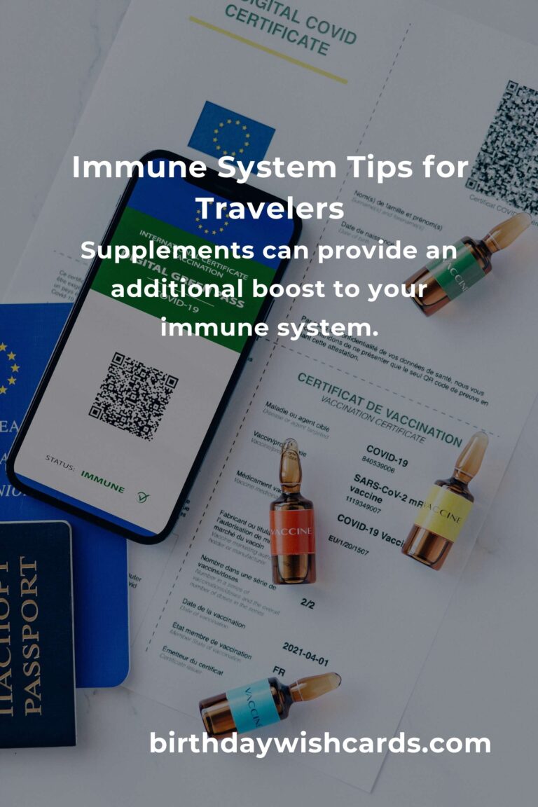 Boosting Your Immune System: Essential Tips for Budget Travelers