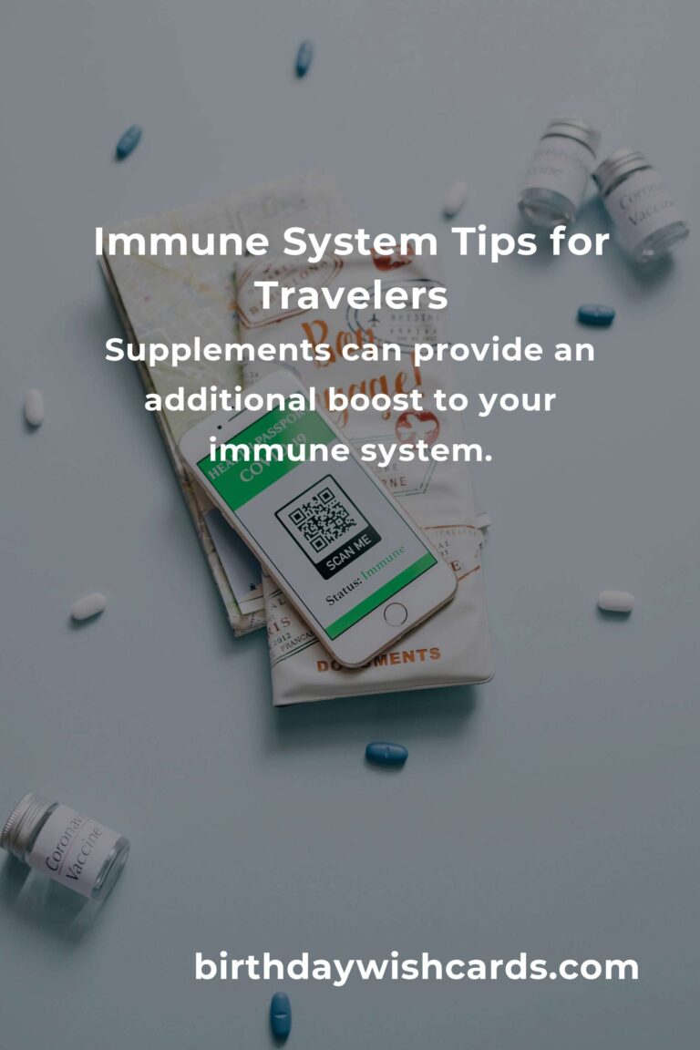Boosting Your Immune System: Essential Tips for Budget Travelers