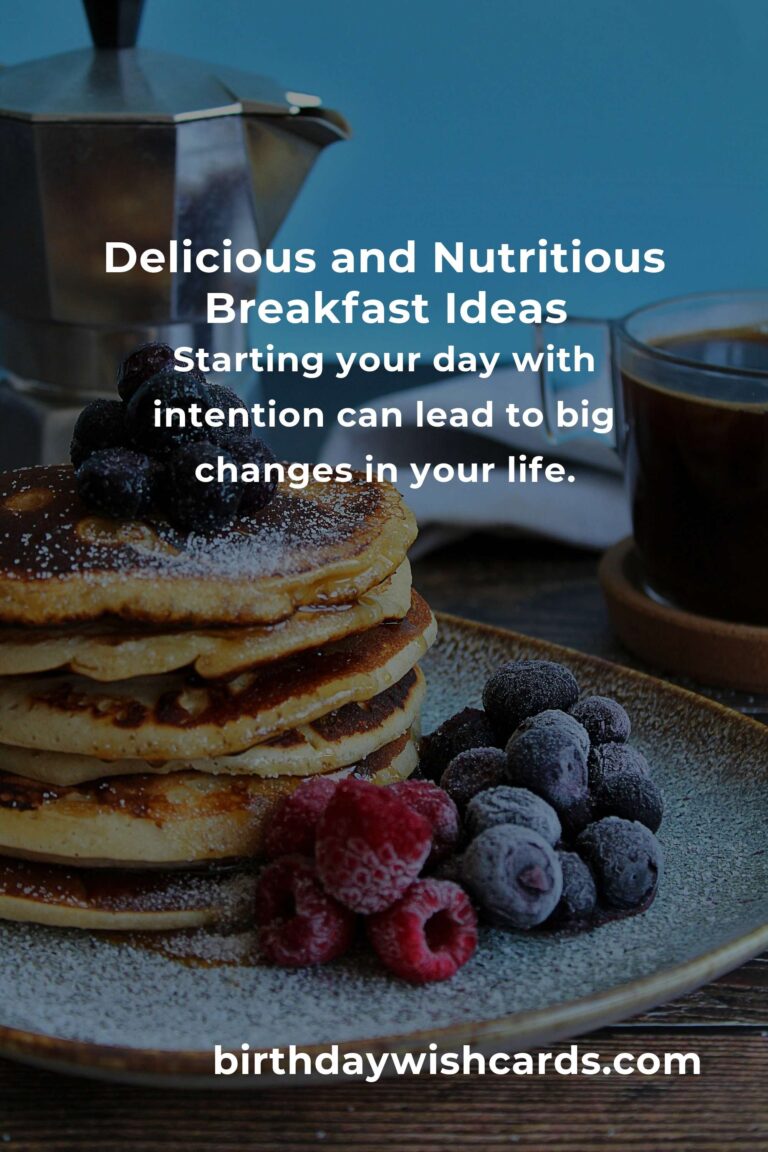 Breakfast Recipes for Young Adults: Start Your Day with Joy and Nourishment