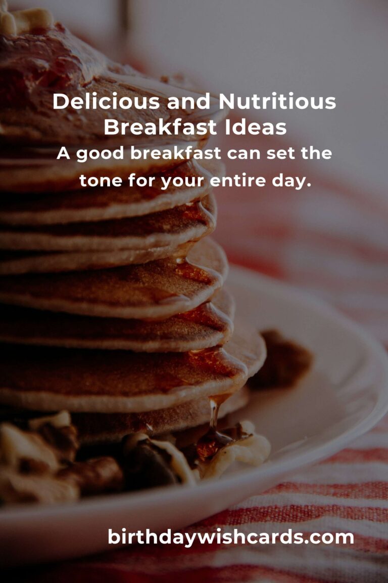 Breakfast Recipes for Young Adults: Start Your Day with Joy and Nourishment